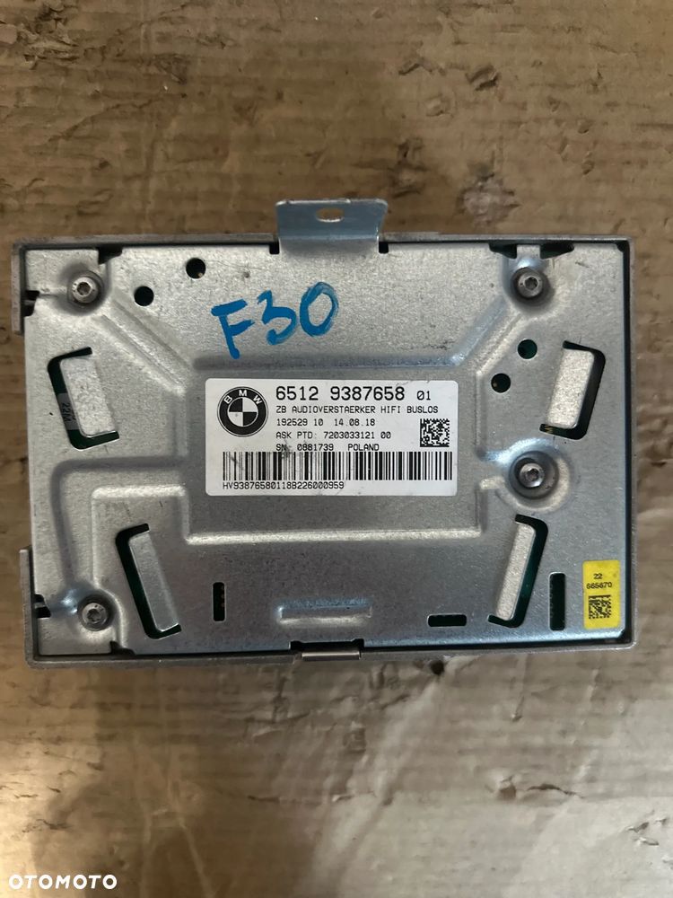 BMW F30 WZMACNIACZ HIFI LIFT LCI 9387658 - 1