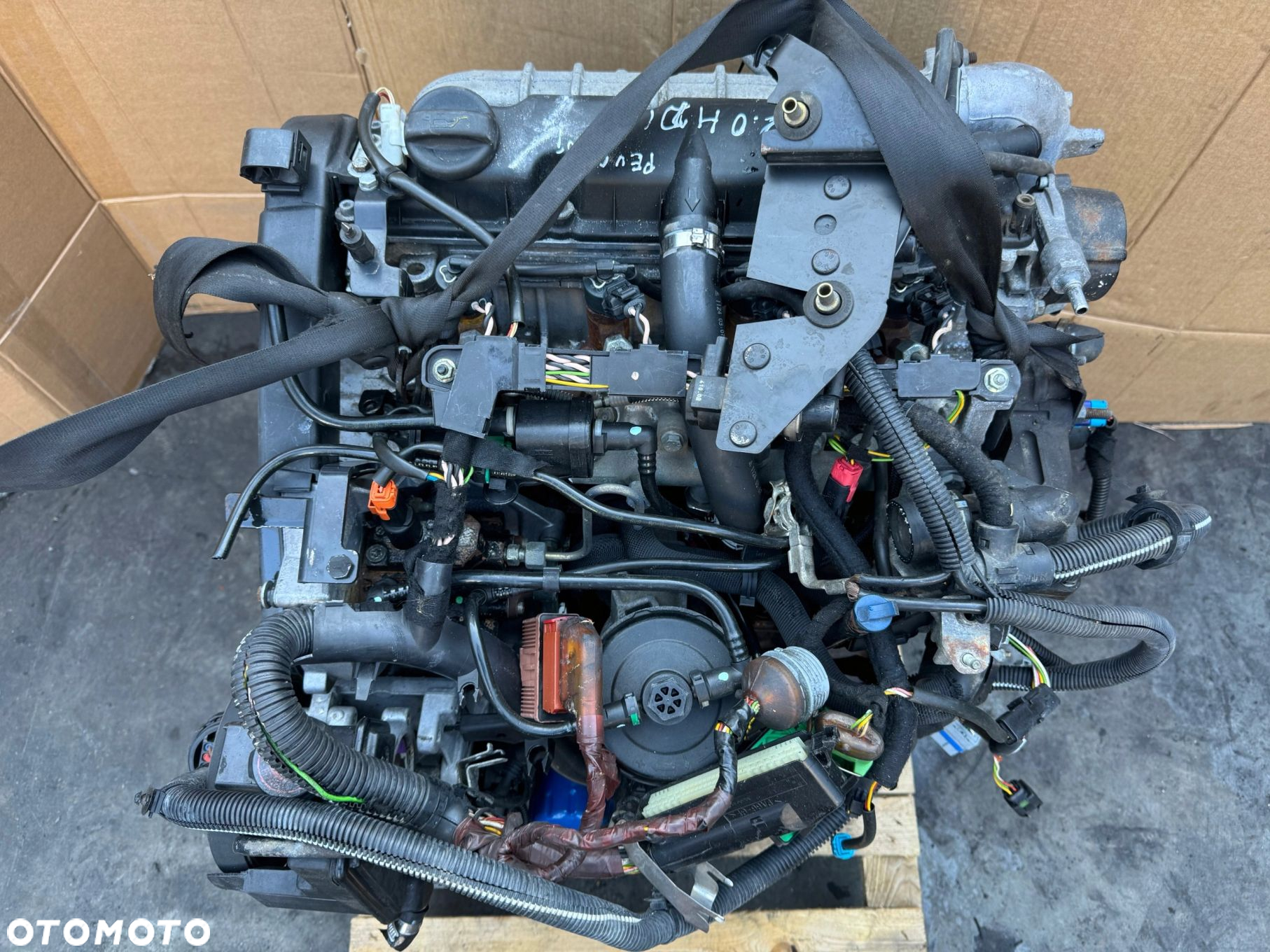 SILNIK KOMPLETNY 2.0 HDI RHY PEUGEOT 206 PARTNER 406 CITROEN BERLINGO C5 - 2