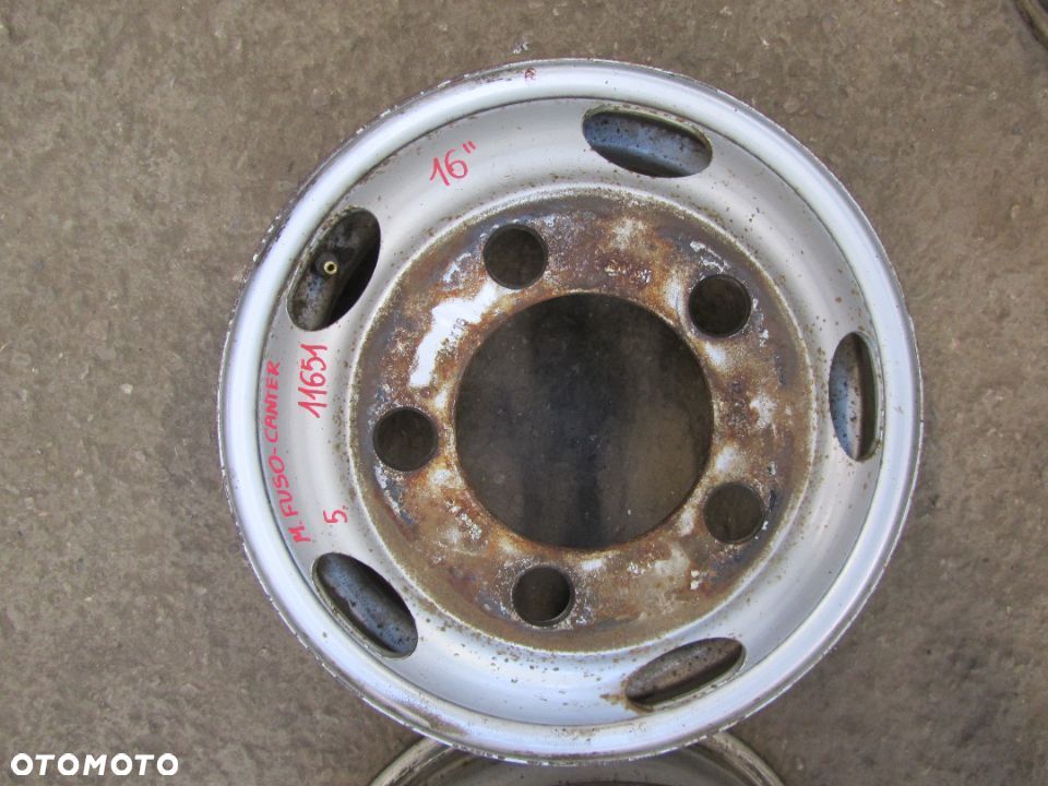 mitsubishi canter fuco felgi stalowe 16" - 6