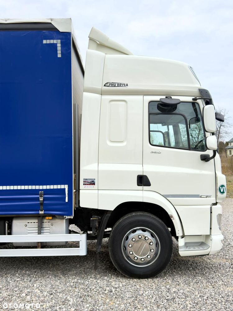 DAF CF320 / FIRANKA / WINDA  / 22 PALETY / KLIMA POSTOJOWA / E6 / 9300 ŁADOWNOŚĆ / NISKI PRZEBIEG / AUTOMAT / SYPIALKA /JEDEN WŁAŚCICIEL / SPROWADZONY / PALET / 2019 / - 11