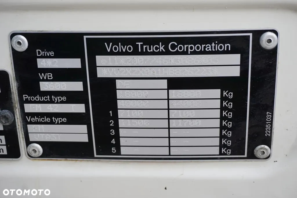 Volvo FM / 450 / ACC / EURO 6 / PEŁNY ADR / WAGA 6692 KG / KOMPRESOR - 11
