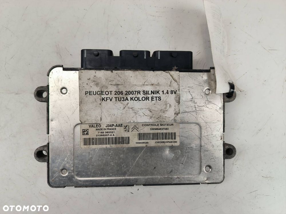 KOMPUTER PEUGEOT 206 SW9664637080 - 3