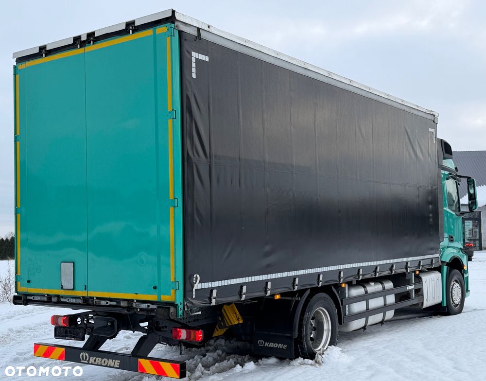 Mercedes-Benz ACTROS 1845 / FIRANKA / 18 EUROPALET / ALUSY / 8 000 KG ŁADOWNOŚCI / 2018 ROK / SPROWADZONY / AUTOMAT / SYPIALKA / EURO 6 - 3