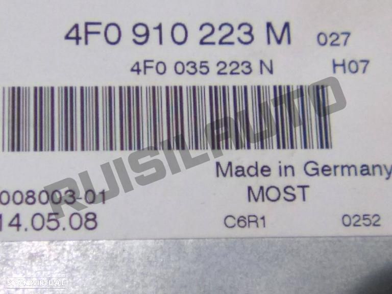 Amplificador Rádio 4f003_5223n Audi A6 C6 Avant (4f) [2004_2011 - 7