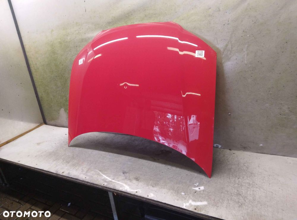 / MASKA POKRYWA SILNIKA AUDI A3 8P PIERWSZY LIFT FL LY3J CZERWONA SZEROKI GRILL - 2