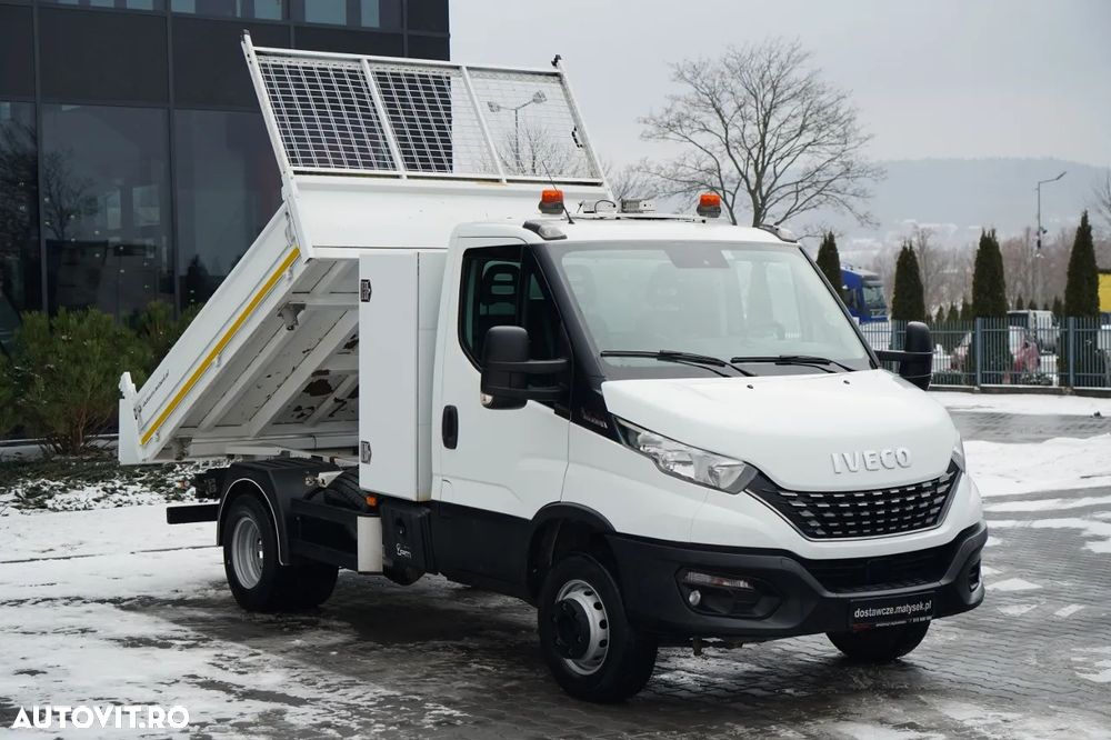 Iveco DAILY 70-180 / BASCULATOR SPATE 2.8 M / MTA: 7.0 T / BLOCARE PUNȚI / DUBLU / HI-MATIC - 2