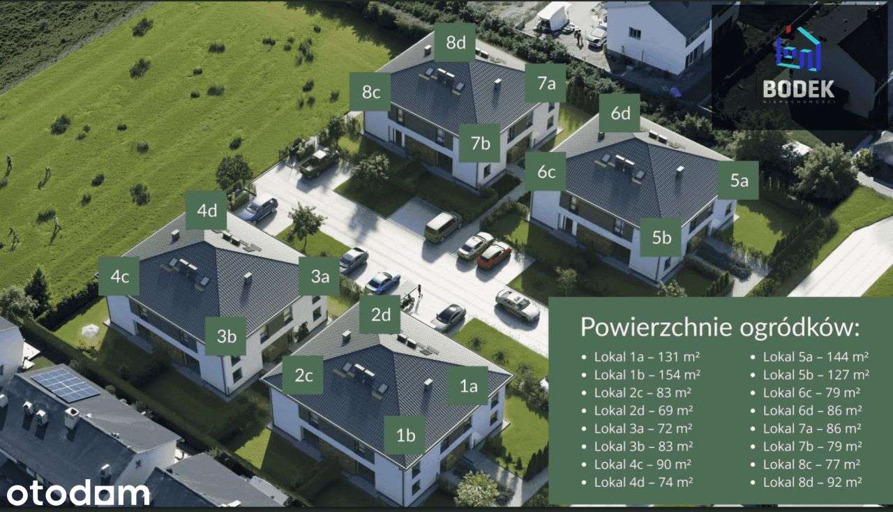 0%, ogród, parking, pełne media, droga z kostki