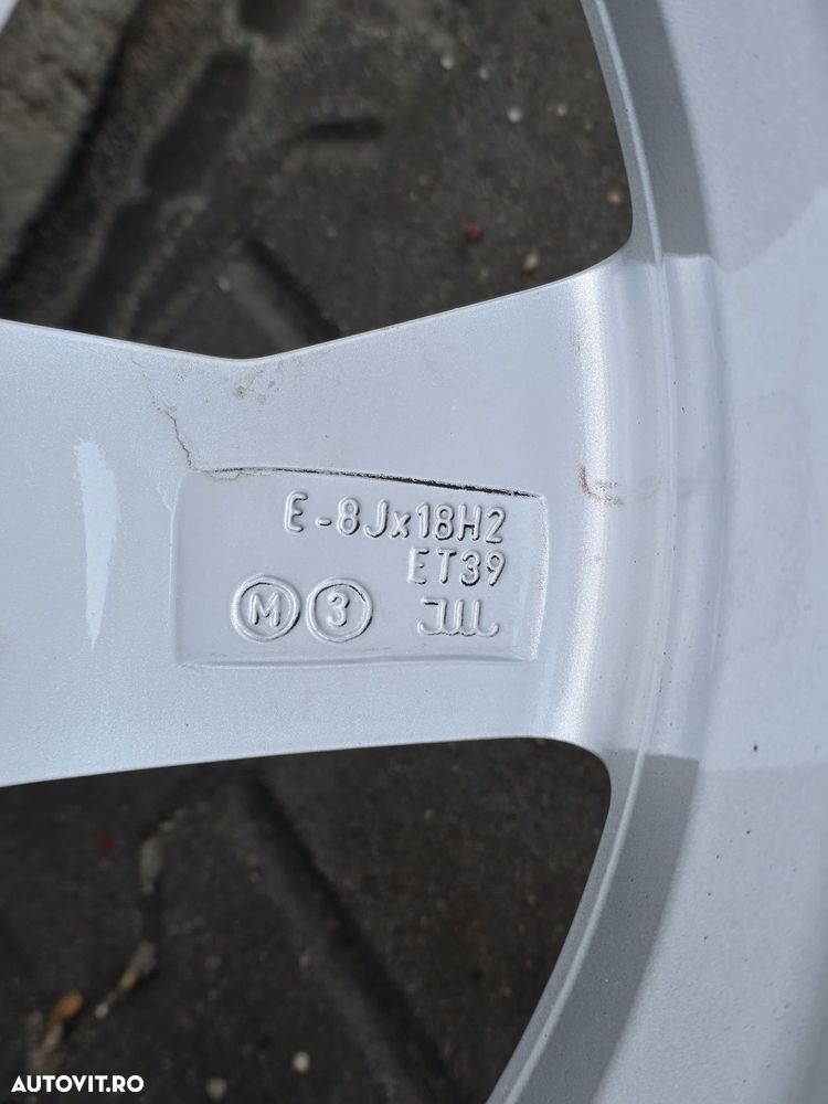 Roti/Jante Aliaj Audi,235/60 R18,Anvelope vara Michelin,4.57mm,DOT3423 - 8