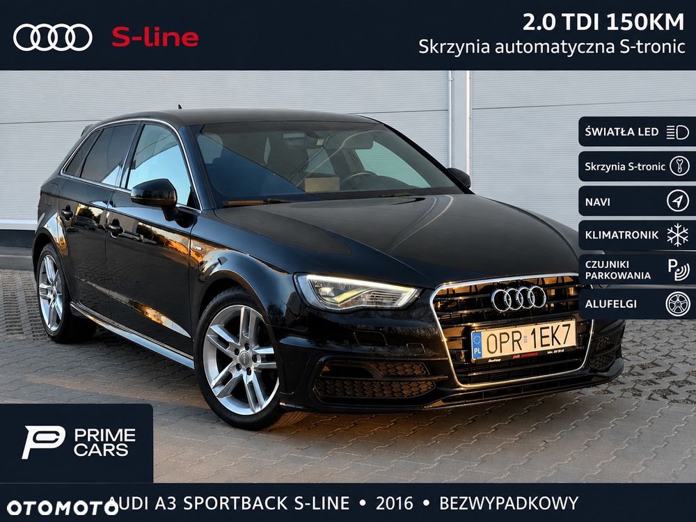 Audi A3 Sportback 2.0 TDI (clean diesel) S tronic S line Sportpaket - 1