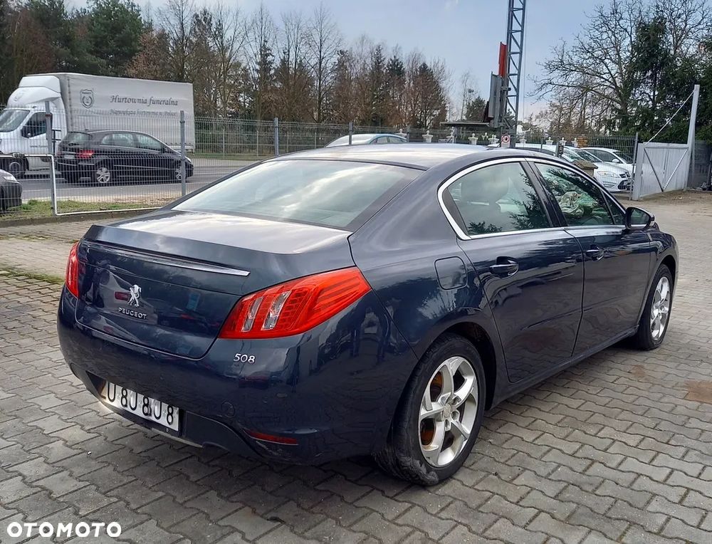 Peugeot 508 błotnik zderzak klapa drzwi kod lakieru KGN silnik 2,0HDi kod RHA skrzynia kod BVM6 - 4