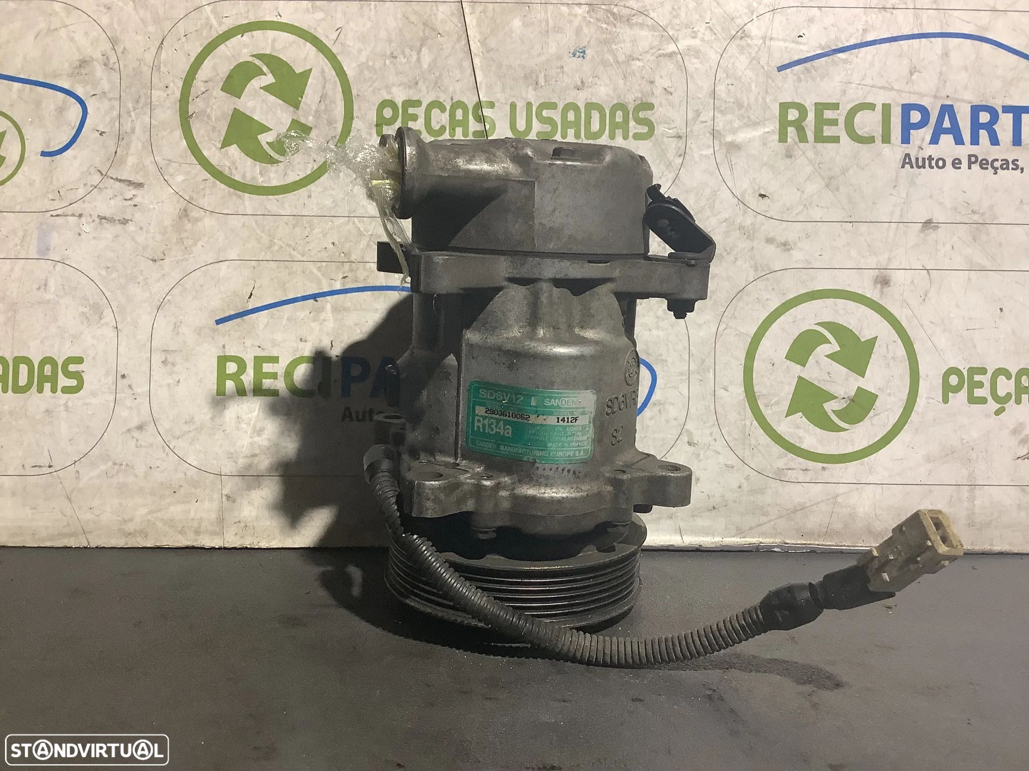 Compressor do ar condicionado Peugeot 206 1.4i - 1