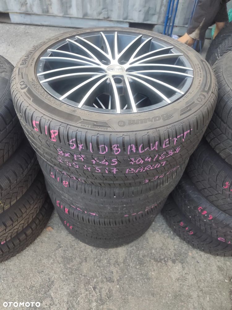 5x108 Felgi Aluminiowe Alufelgi 17 Koła Letnie Lato FORD SMAX GALAXY II 2 MONDEO MK3 MK4 MK5 Puma CMAX KUGA FOCUS VOLVO S40 V40 C30 V50 V60 S60 S80 V70 V50 S-Max grand C-max Jaguar Renault Peugeot Citroen Toyota 8mm 24r. Legnica ALU-RAD 235/45 - 3