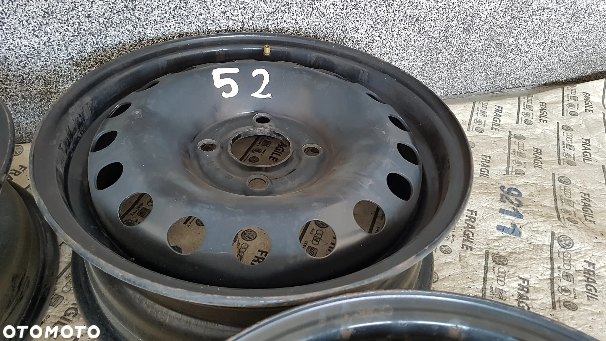 FELGI STALOWE VW 4x100 5Jx14 ET35 VW UP SKODA CITYGO SEAT MI - 7