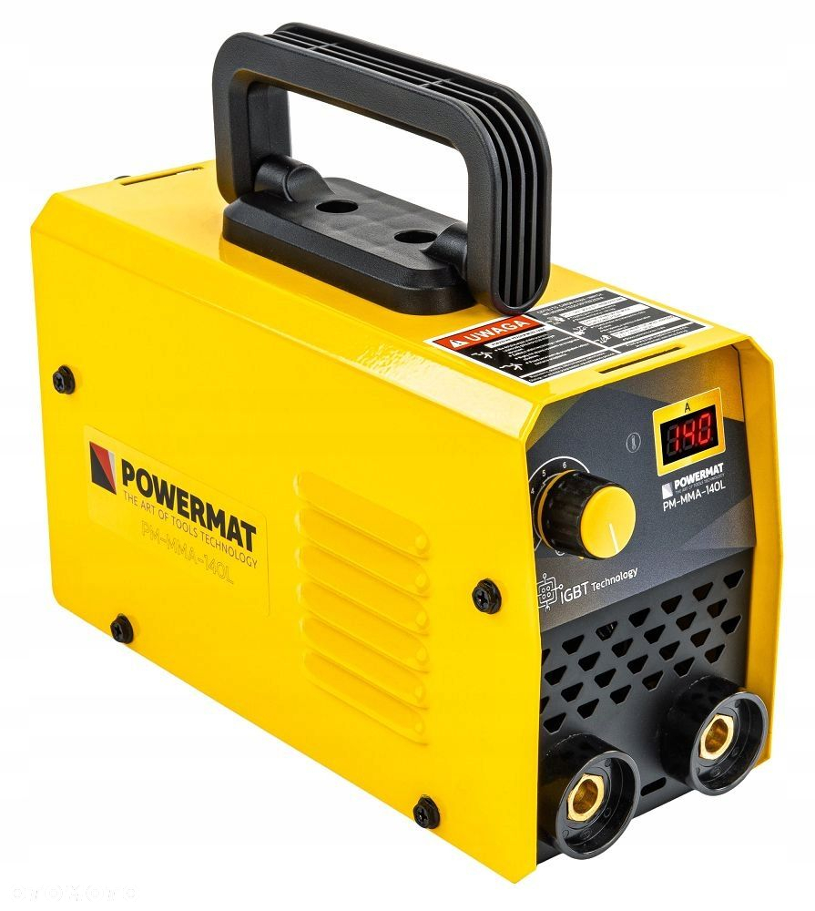 SPAWARKA INWERTOROWA IGBT MMA 5,8 kVA 20-140A  POWERMAT PM-MMA-140L - 3