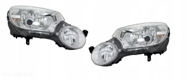 Reflektor Lampa Przednia Skoda Yeti H4 H7 P13W 2009 - 2013 Lewy Prawy Nowy 5L1941016A 5L1941015A