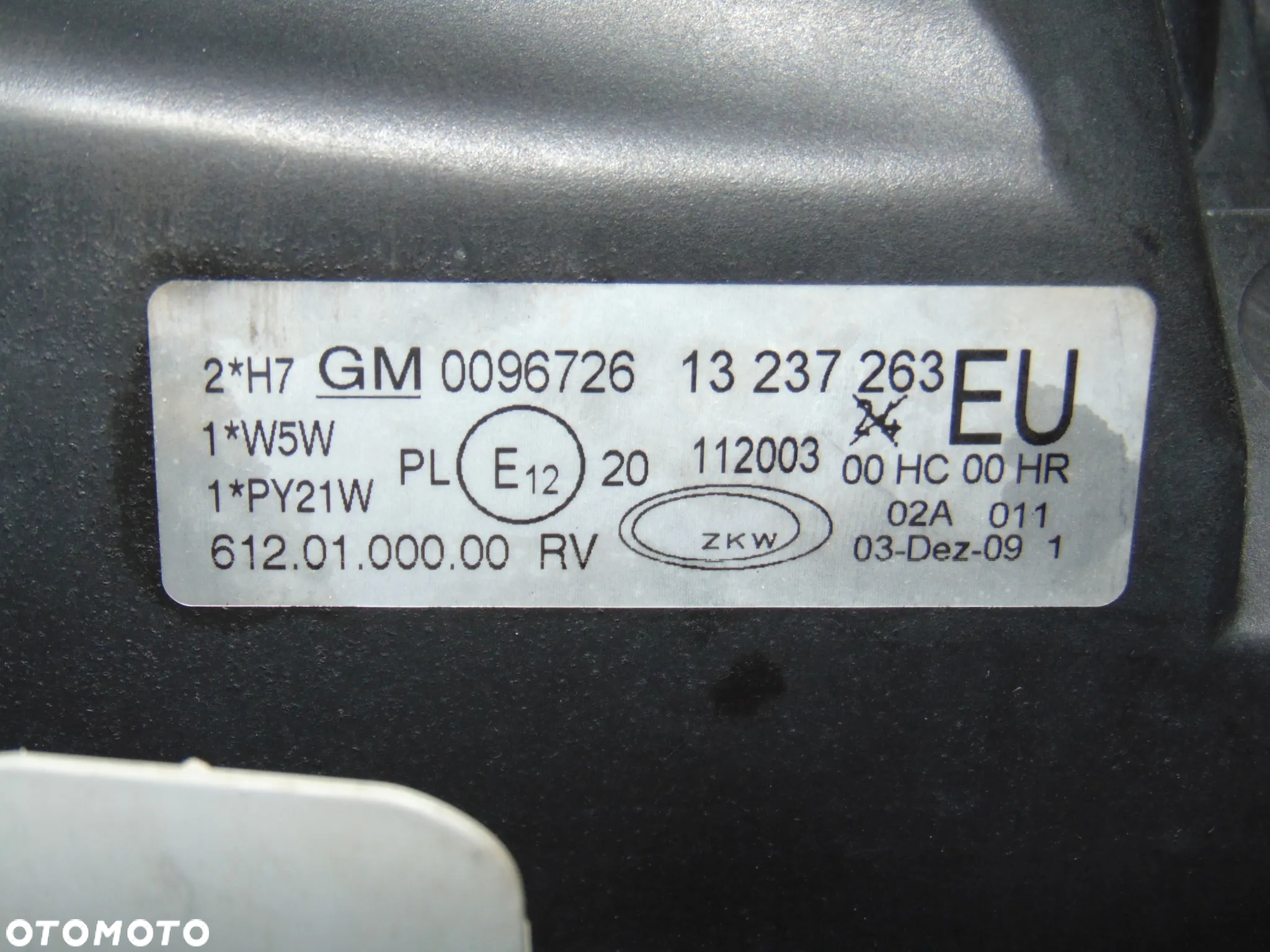 ORYGINAŁ lampa przednia przód lewa soczewka Opel Corsa C FL lift 03-06r EUROPA - 8