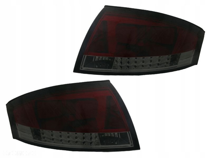 Lampy tylne kpl LED Diody Neon Tuning Red Smoke Audi TT 8n 8n0 1998-2006 - 1