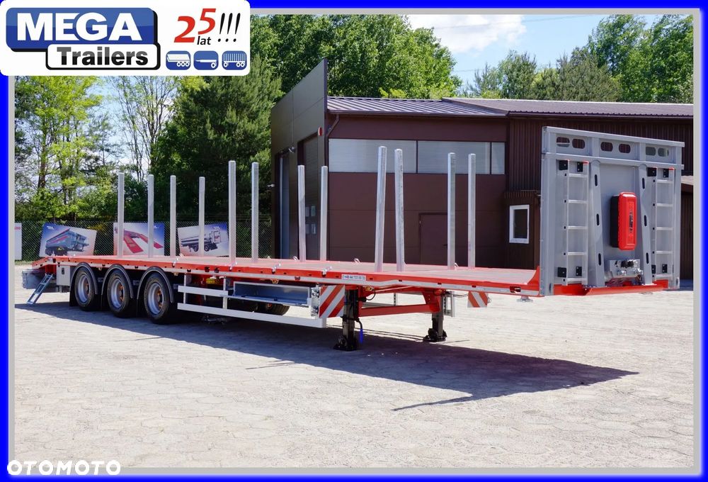Inny PLATFORMA Mega osie 19,5 BPW, zamki kontenerowe, skos do najazdów !!! - 16
