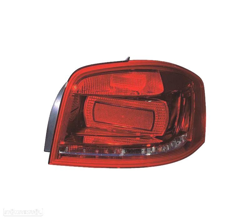 FAROLIN DIR PARA AUDI A3 3P 09-12 BRANCO VERMELHO - 1