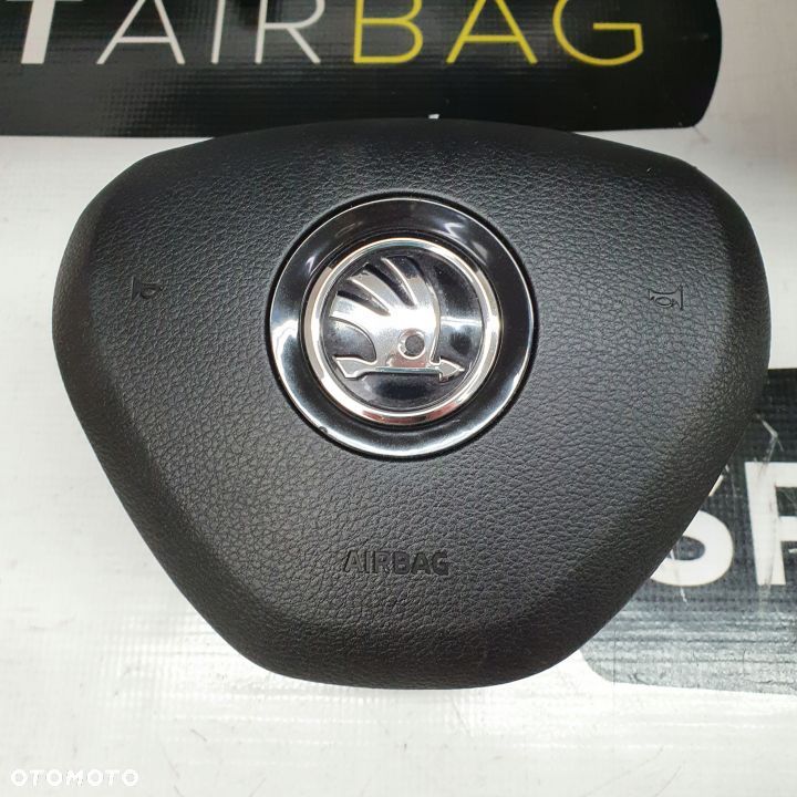SKODA OCTAVIA III 3 5E0 DESKA ROZDZIELCZA KONSOLA KOKPIT PULPIT PODUSZKI AIRBAG AIR BAG PASY KIT SET - 6