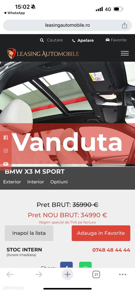 BMW X3 xDrive20d AT M Sport - 21
