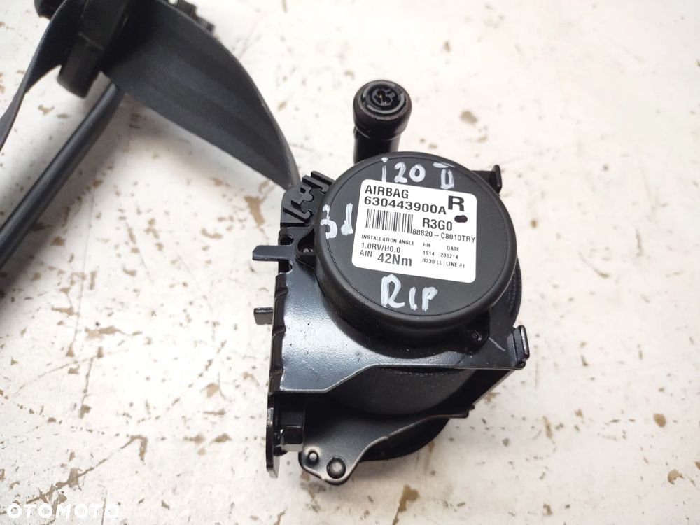 PAS BEZPIECZEŃSTWA 88820-C8010 HYUNDAI I20 II 3 DRZWI COUPE PRAWY PRZEDNI ORYGINAŁ - 4