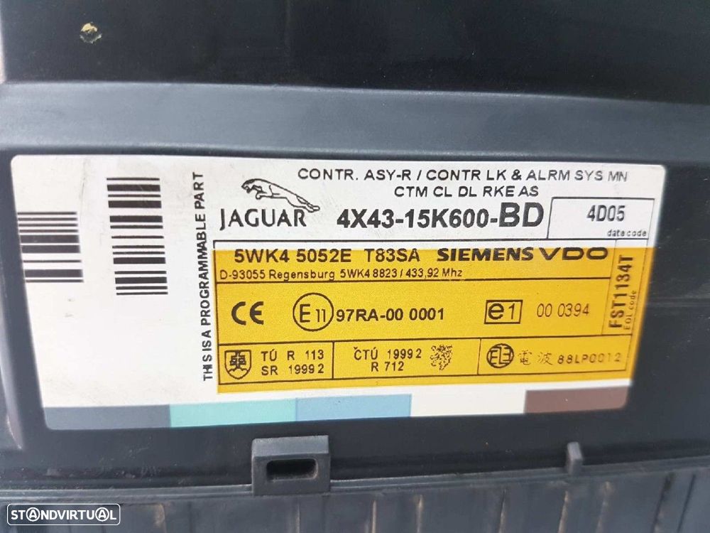 MÓDULO ELETRÓNICO JAGUAR X-TYPE 2.0 D CLASSIC - 3