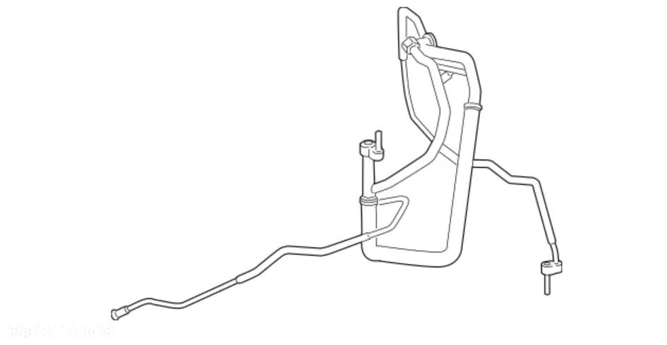 TOYOTA LAND CRUISER 2008-2021 RURKA PRZEWÓD WĄŻ KLIMATYZACJI KLIMY NOWY - 1