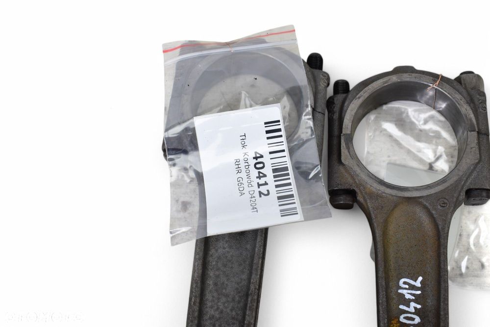 Tłok Korbowód VOLVO FORD PEUGEOT CITROEN 2.0d TDCI HDI D4204T RHR G6DA - 8