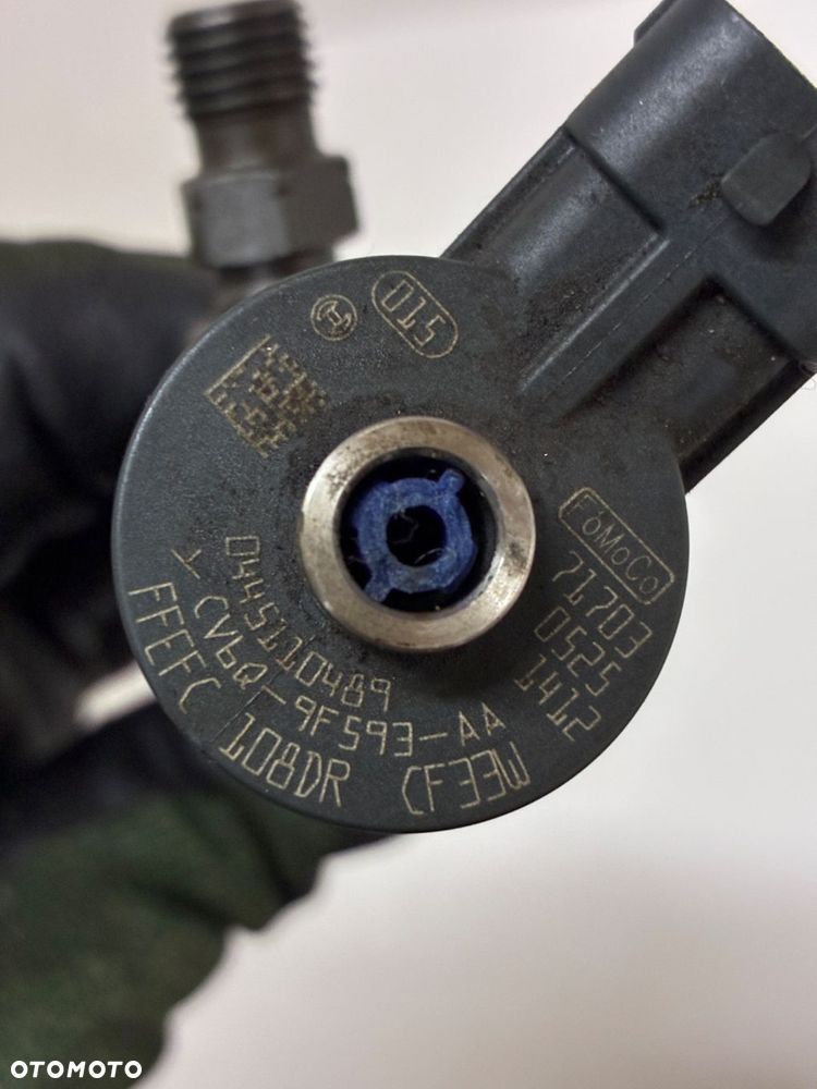 FORD CV6Q-9F593-AA 0445110489 WTRYSK WTRYSKIWACZ WTRYSKIWACZE  4XSZT KOMPLET - 2