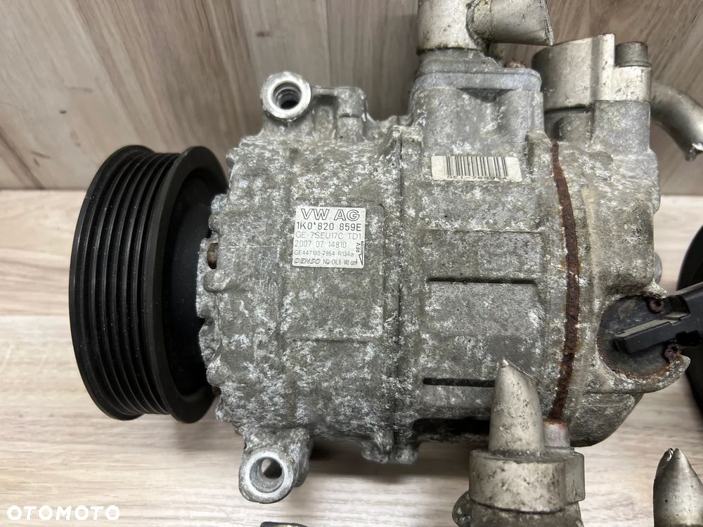 KOMPRESOR SPRĘŻARKA KLIMATYZACJI AUDI A3 8P SKODA OCTAVIA II 1K0820859S 1K0820803F - 12