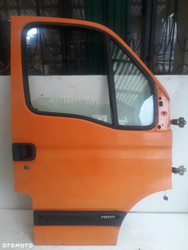 DRZWI PRAWY PRZÓD RENAULT MASTER II DUBEL KABINA DOKA (1998-2010) PODNOŚNIK MANUALNY - 1