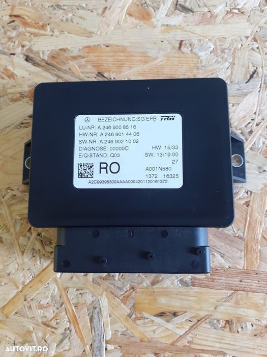 Modul Calculator Frâna De Mână Mercedes A/B Class W176 W246 An 2012-18 - 2