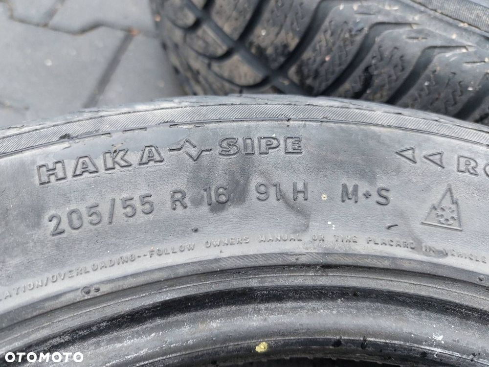 OPONY ZIMOWE 4 SZT 205/55R16 2007R NOKIAN WR - 4