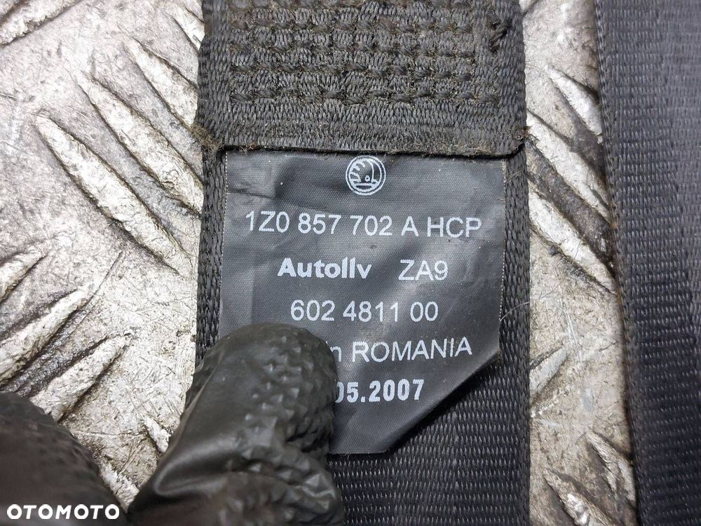 ZESTAW AIRBAG POSTRZAŁOWY SKODA OCTAVIA II 1Z0880201AE 1K0909605T - 9