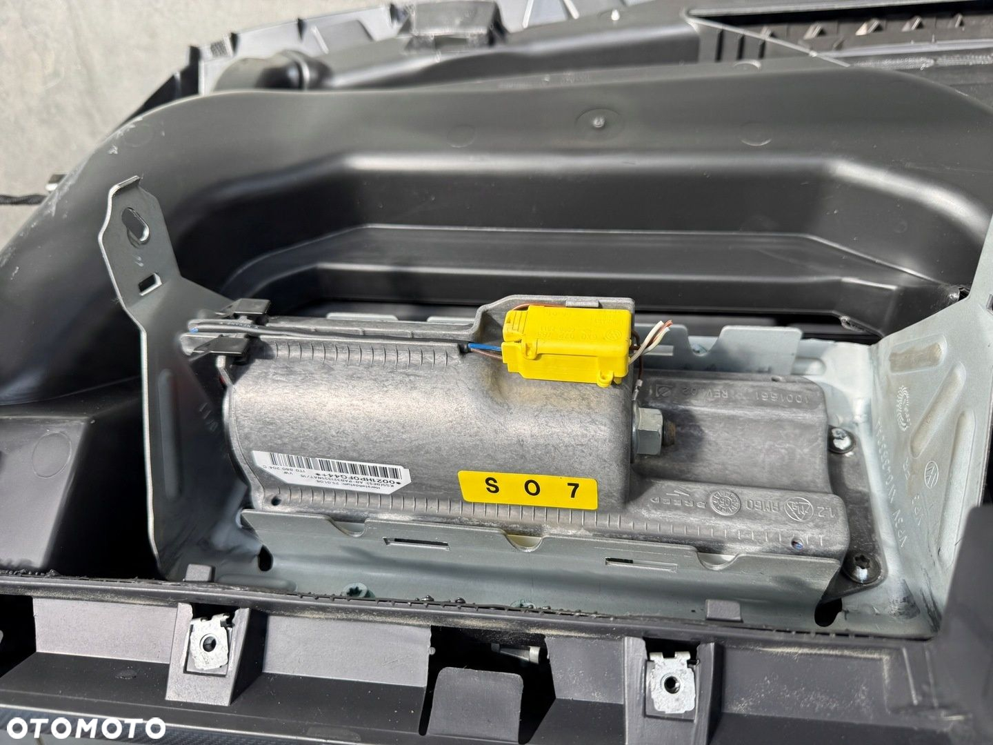 VW CADDY III KONSOLA PODUSZKA AIRBAG PASY SENSOR - 13