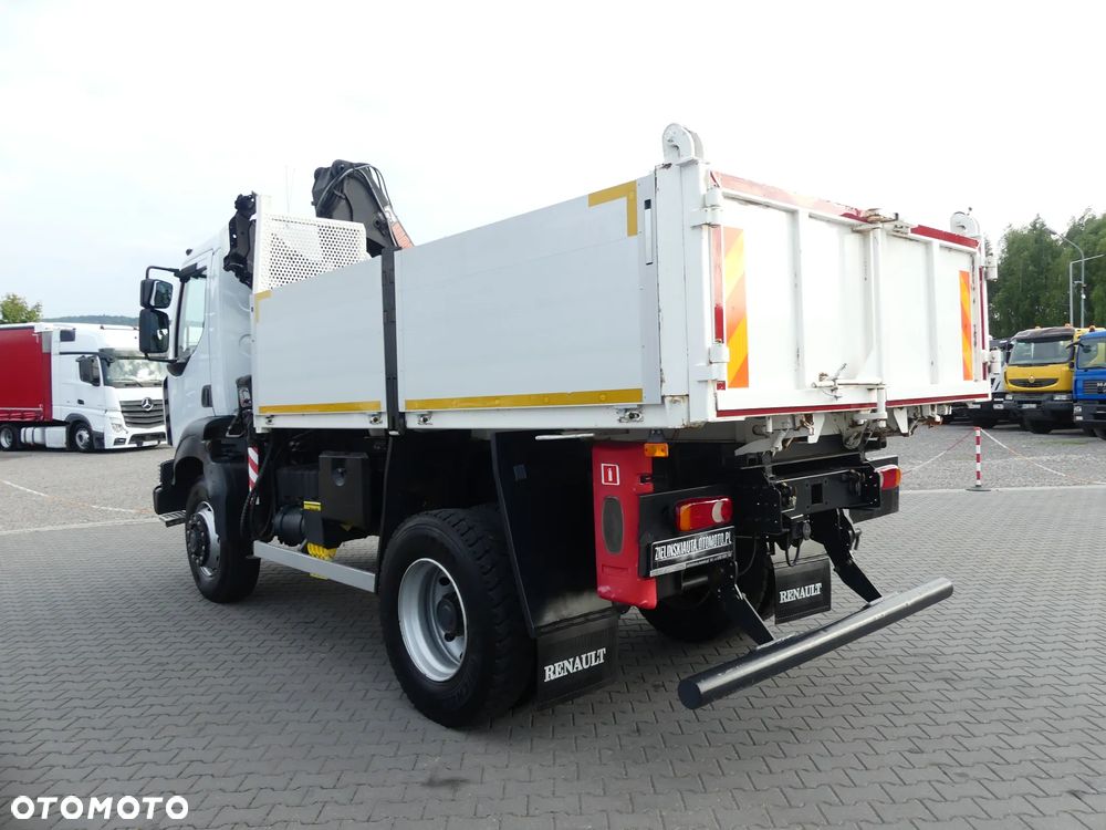 Renault MIDLUM 180  4x4 / WYWROTKA + HDS HIAB SKŁADANY W Z / - 7
