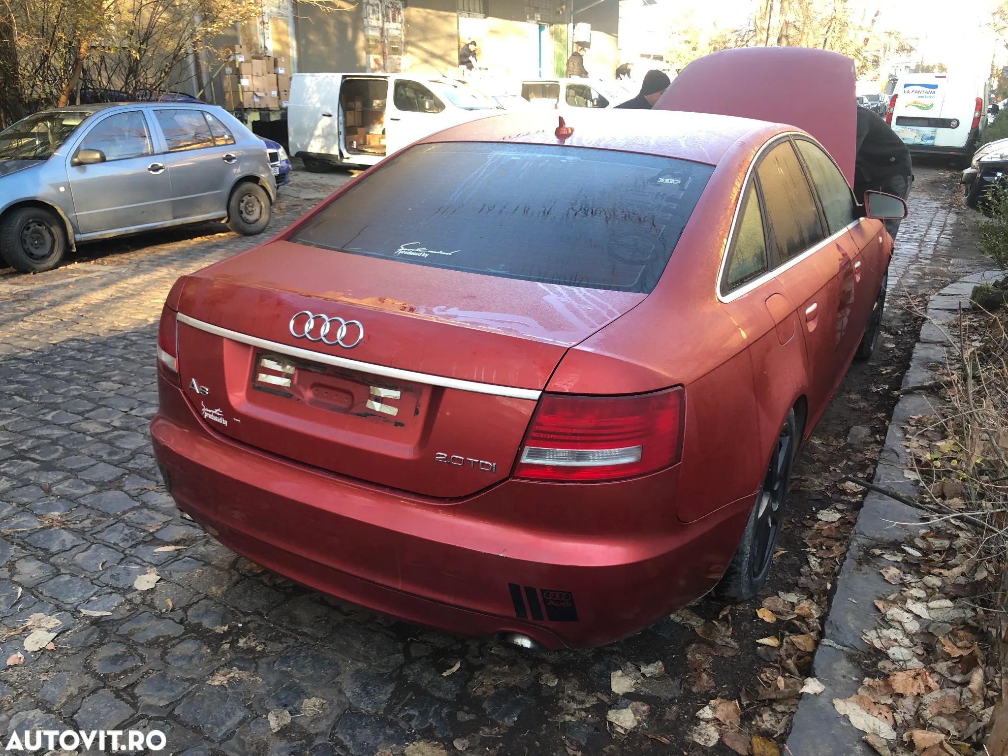 Dezmembrez Audi A6 C6 4F S line berlina 2.0 TDI rosu BRE - 4