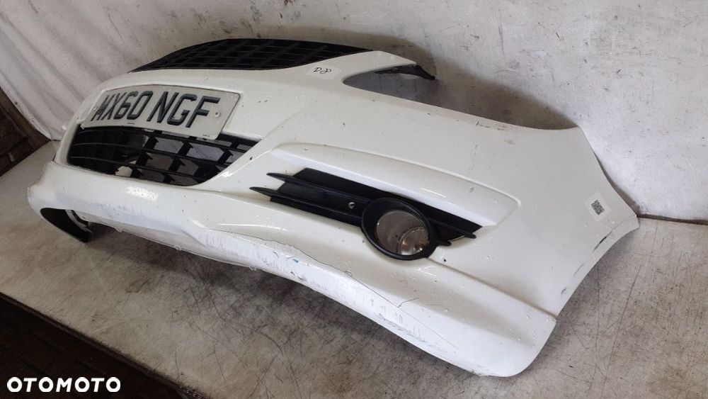 * ZDERZAK PRZÓD PRZEDNI OPEL CORSA D  BIAŁY Y474 HALOGENY DOKŁADKA IRMSCHER TUNING !! - 3
