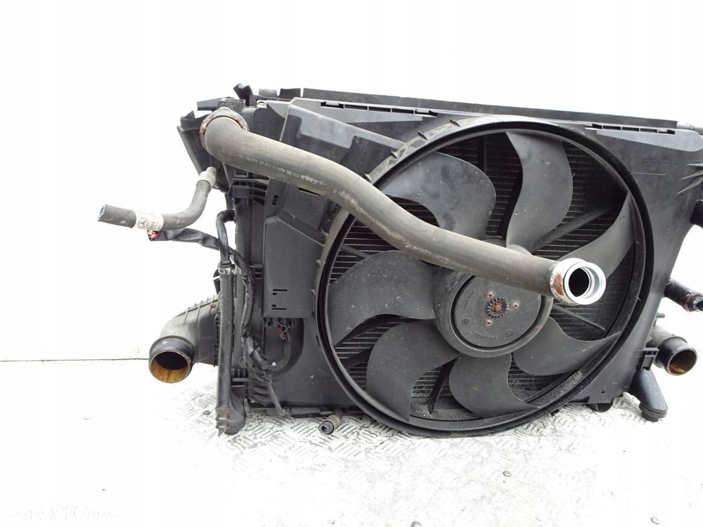 chłodnica wody + wentylator mercedes c-klasa w204 1.8 benzyna - 8