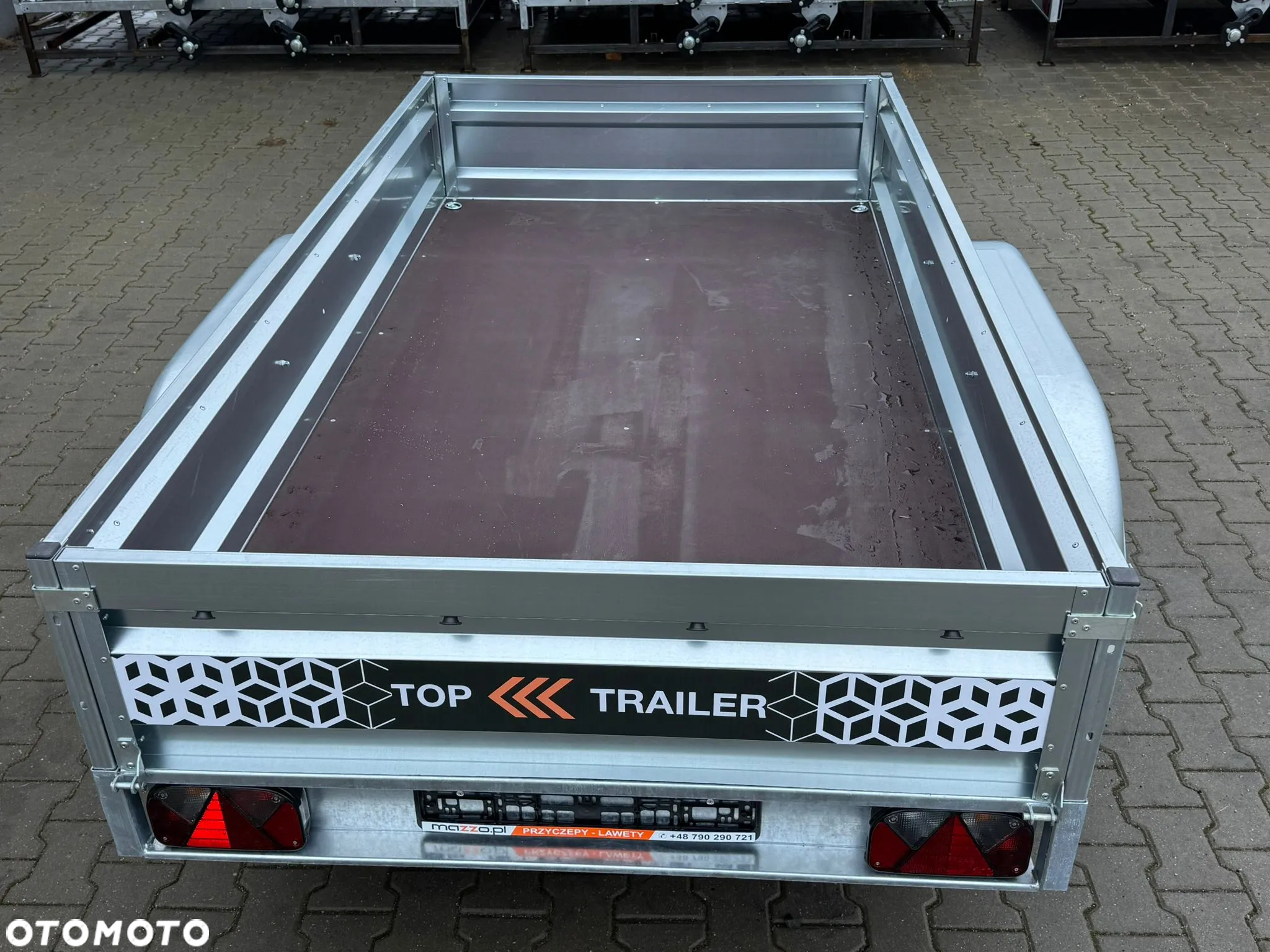 MAZZO TOP TRAILER TT25/2 Dostawa Przyczepka 251x135x37cm SPAWANA 2 osie DMC 750kg LEKKA kategoria B - 3