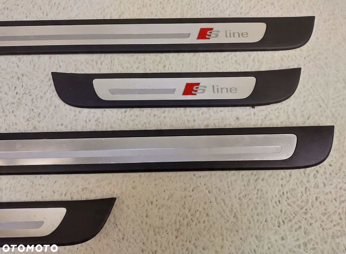 AUDI A6 S6 C7 4G LISTWY NAKŁADKI PROGOWE S-LINE KOMPLET 4G0853375B - 8