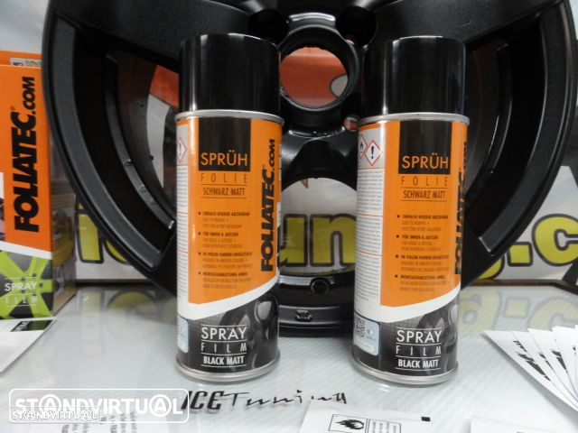 Kit de Tinta plástica removivel Foliatec em spray 2 x 400ml Preto Mate ou preto brilhante temos 30 cores em stock - 11