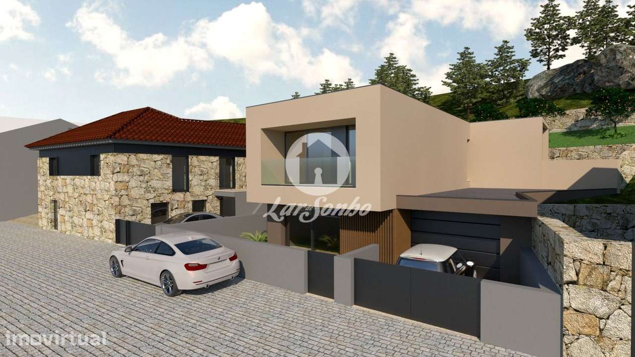 Terreno com Projeto Aprovado para Moradia Moderna  A 2 km de Fafe - Grande imagem: 5/6
