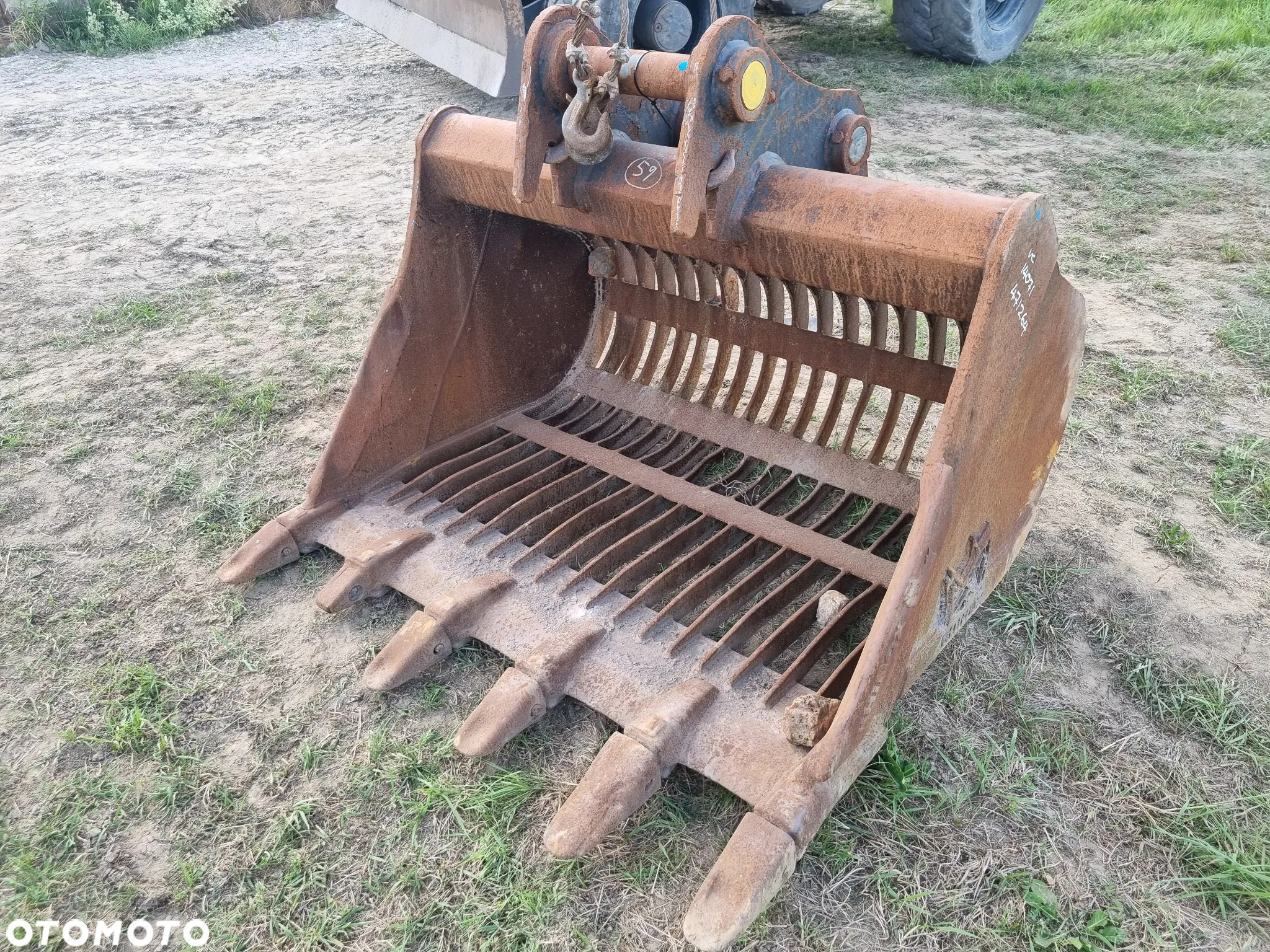 Łyżka ażurowa Rhinox 150cm Miller 80mm sworzeń do koparki koparka 20-30t - 3