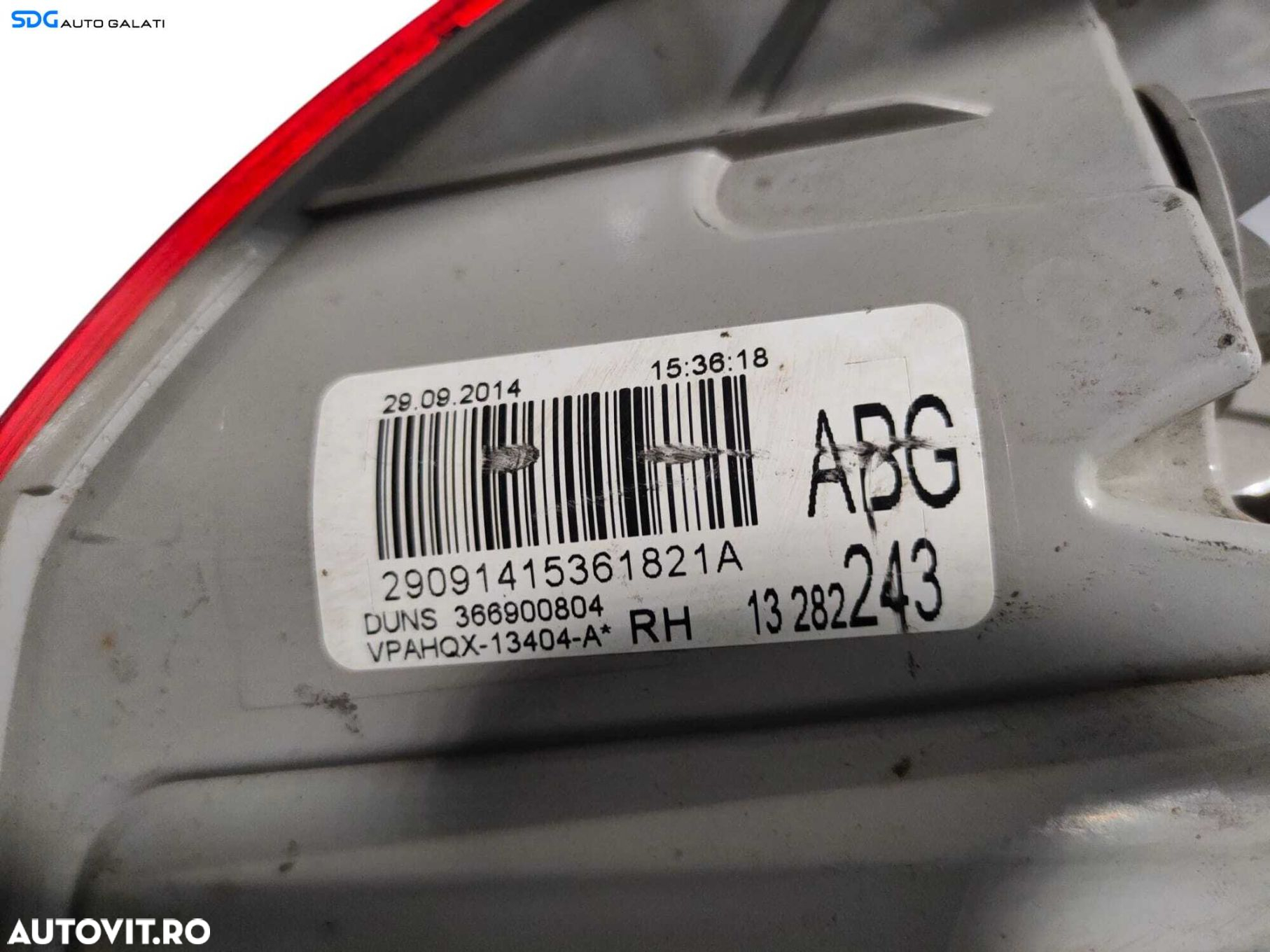 Stop Lampa Tripla Dreapta Opel Astra J Combi Break Caravan 2009 - 2016 Cod 13282243 [L5291] - 2