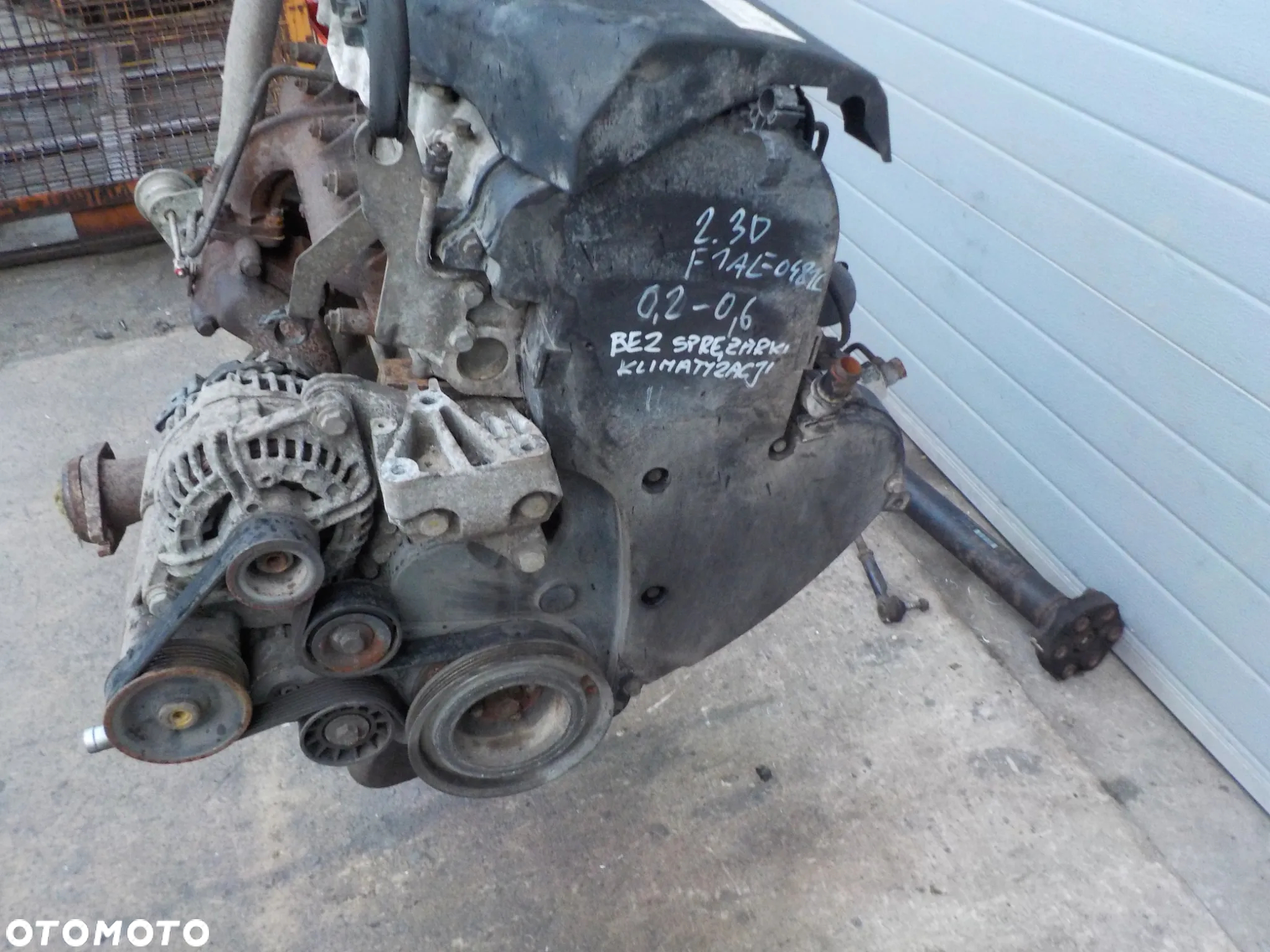 FIAT DUCATO 02-06 2.3 D SILNIK KOMPLETNY F1AE0481C - 2