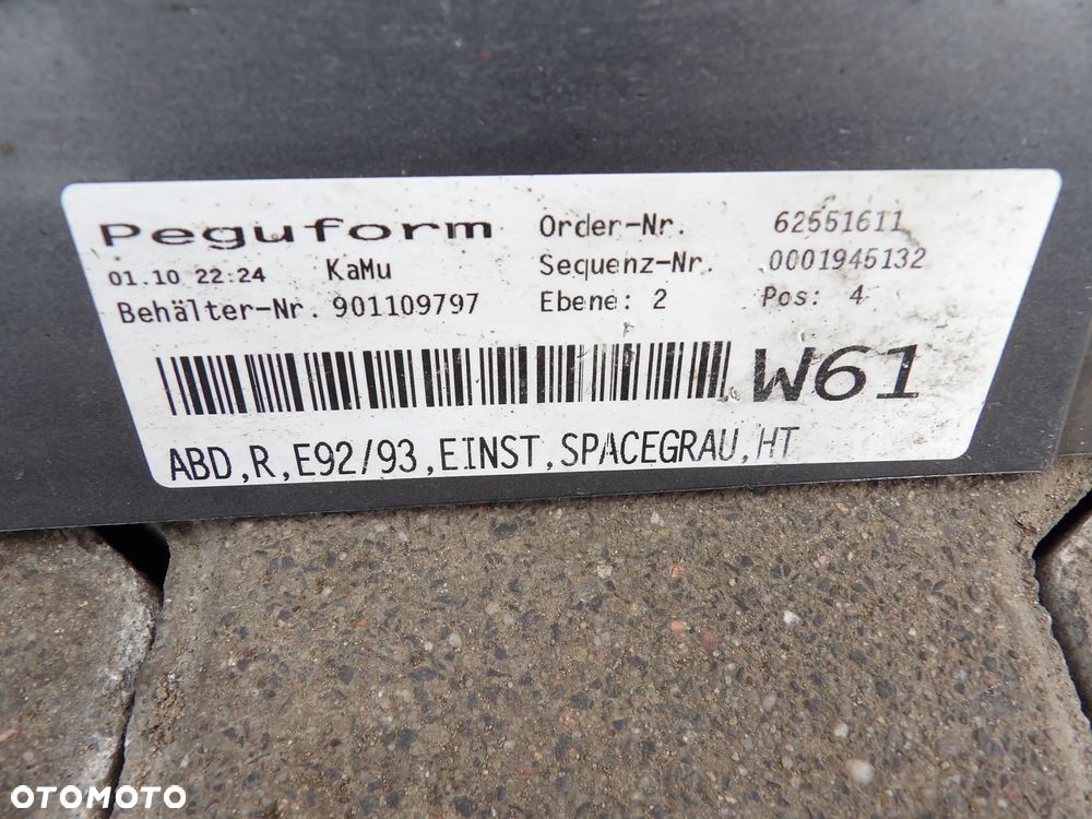 BMW - E93 - KOLOR A52/7 - PRZED LIFT - PROGI - CENA ZA 1 SZT - 5