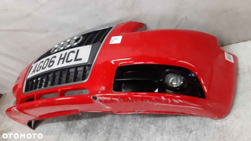 [] ZDERZAK PRZÓD PRZEDNI AUDI A3 8P LIFT FL S LINE SLINE LY3J CZERWONY HALOGENY - 3