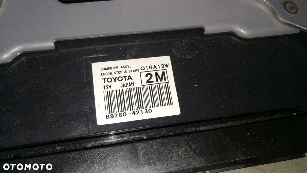 Komputer kluczyk zestaw startowy 89661-0r260 2.0 D4D Toyota RAV-4 IV 15-18 - 3